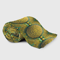 Плед флисовый Чертоги разума - мозги в лабиринте, цвет: 3D-велсофт — фото 2