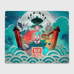 Плед Персонажи Bo path of the teal lotus