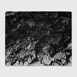 Плед The Callisto Protocol black graphite
