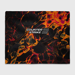 Плед Counter-Strike 2 red lava