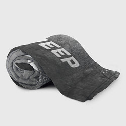 Плед флисовый Jeep - grey gradient по-горизонтали, цвет: 3D-велсофт — фото 2