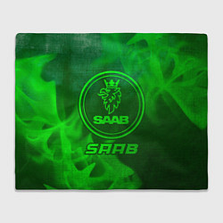 Плед Saab - green gradient