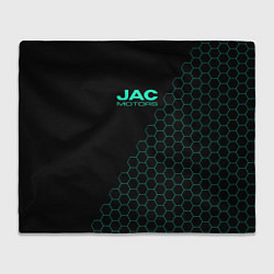 Плед Jac motors чёрный мозаика