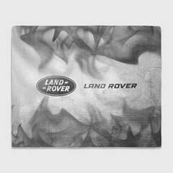 Плед Land Rover - white gradient gray smoke