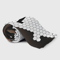 Плед флисовый Half life соты, цвет: 3D-велсофт — фото 2