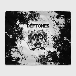 Плед Deftones - рок пес