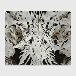 Плед Black and white abstraction
