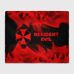 Плед Resident Evil - red gradient по-горизонтали