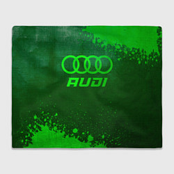 Плед Audi - green gradient