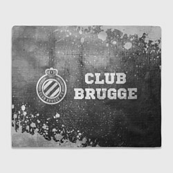 Плед Club Brugge - grey gradient по-горизонтали