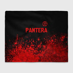 Плед Pantera - red gradient посередине