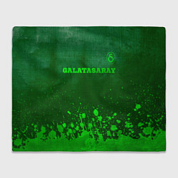 Плед Galatasaray - green gradient посередине