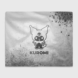 Плед Kuromi - white gradient