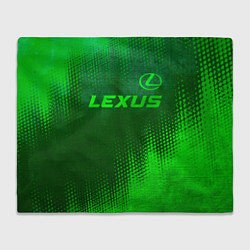 Плед Lexus - green gradient посередине