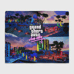 Плед GTA vice city коллаж