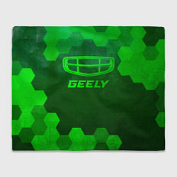 Плед Geely - green gradient