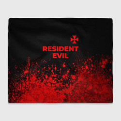 Плед Resident Evil - red gradient посередине