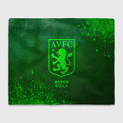 Плед Aston Villa - green gradient