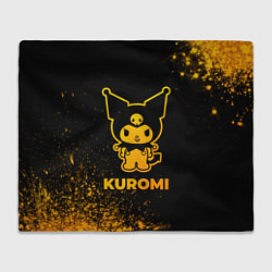 Плед Kuromi - gold gradient