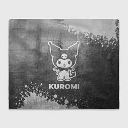 Плед флисовый Kuromi - grey gradient, цвет: 3D-велсофт