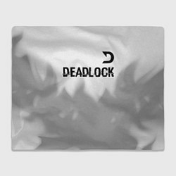 Плед Deadlock glitch на светлом фоне посередине