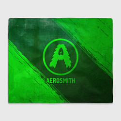 Плед Aerosmith - green gradient