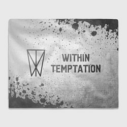 Плед Within Temptation - white gradient по-горизонтали