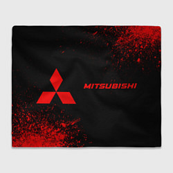 Плед Mitsubishi - red gradient по-горизонтали