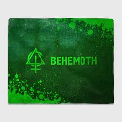 Плед Behemoth - green gradient по-горизонтали