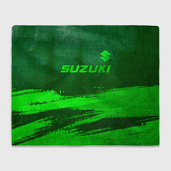 Плед Suzuki - green gradient посередине