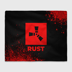 Плед Rust - red gradient