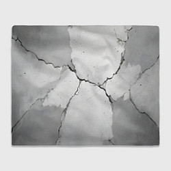 Плед Растрескавшийся бетон