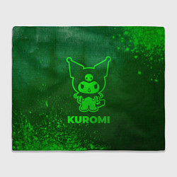 Плед Kuromi - green gradient