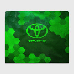 Плед Toyota - green gradient