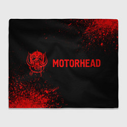 Плед Motorhead - red gradient по-горизонтали