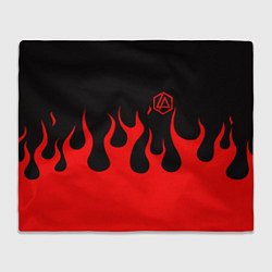 Плед Linkin park logo fire