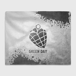 Плед Green Day - white gradient