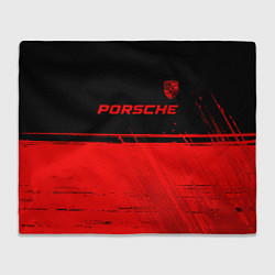 Плед Porsche - red gradient посередине