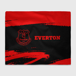 Плед Everton - red gradient по-горизонтали