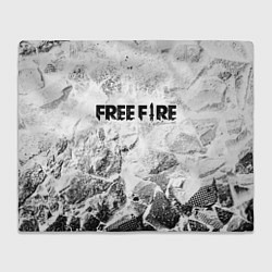 Плед Free Fire white graphite