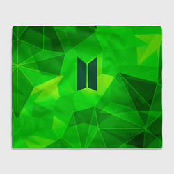 Плед BTS green poly