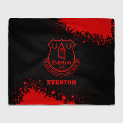 Плед Everton - red gradient