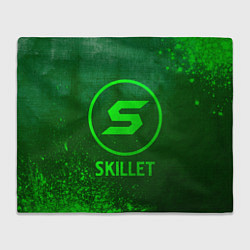 Плед Skillet - green gradient