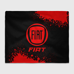 Плед Fiat - red gradient