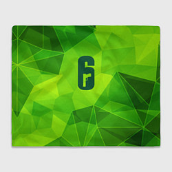 Плед Rainbow Six green poly