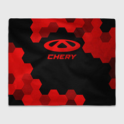 Плед Chery - red gradient