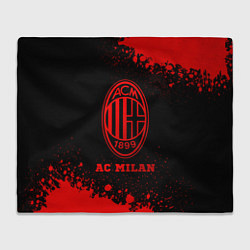 Плед AC Milan - red gradient