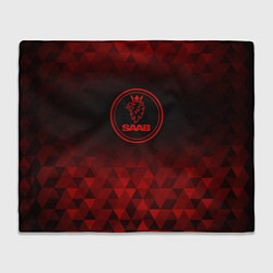 Плед Saab red poly