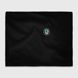 Плед Skoda logo auto