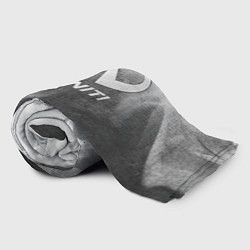 Плед флисовый Infiniti - grey gradient, цвет: 3D-велсофт — фото 2